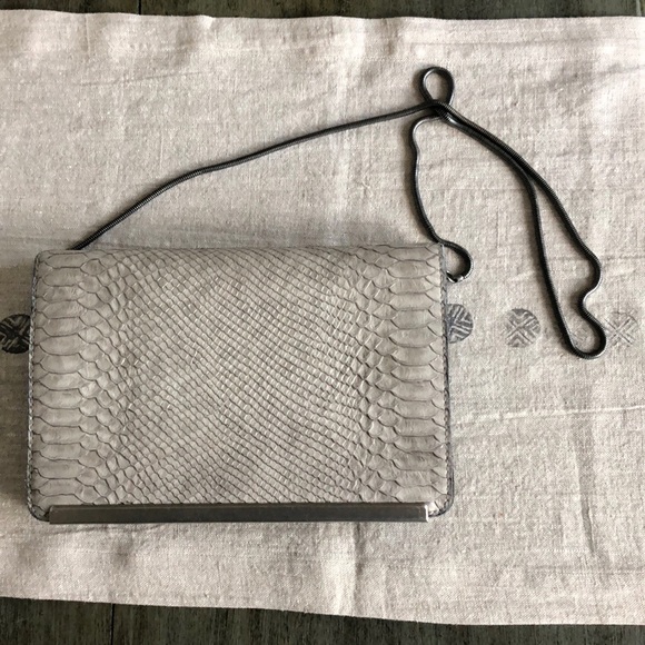Jcrew aligator skin clutch - Picture 1 of 4